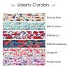 Bracelet cordon liberty Papillon personnalisable (plaqué or)  par Petits trésors